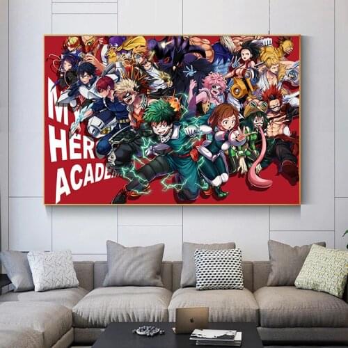 Anime Poster My Hero Academia Anime Manga Wall Art Print Decor,20 x 28 Inches,No Frame