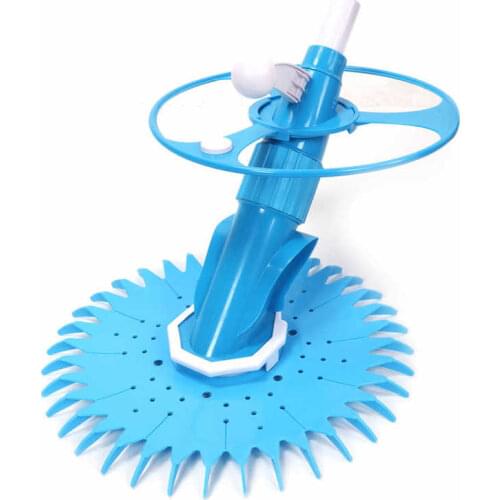 Automatic Pool Vacuum Cleaner Powerful Suction Swimming Pool Floor Wall Step Cleaner