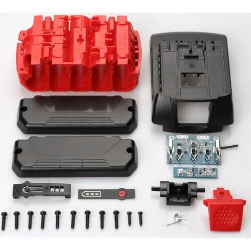 Durable Li-ion Battery Case Housing Cover LED Light Label Replacement PCB Circuit Board Kit for Bosch 18V Tool Parts