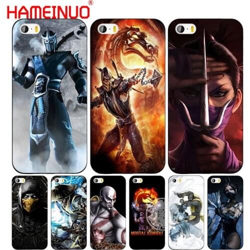 HAMEINUO Scorpion Sub Zero Mortal Kombat cell phone Cover case for iphone 6 4 4s 5 5s SE 5c 6 6s 7 8 plus case for iphone 7 X