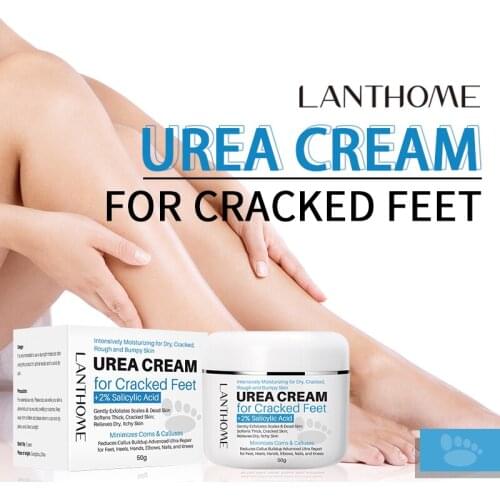Lanthome Foot Urea Cream Scrub Cracked Heel Repair Cream Removal of Dead Skin Exfoliating Cream Hand and Foot Care