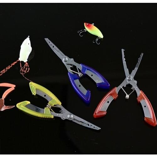 Multi Functional Fishing Pliers Scissors Line Cutter Hook Remover Fishing Clamp Accessories Tools