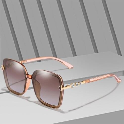 Veshion Diamond Square Polarized Sunglasses Men Women Fashion Shades UV400