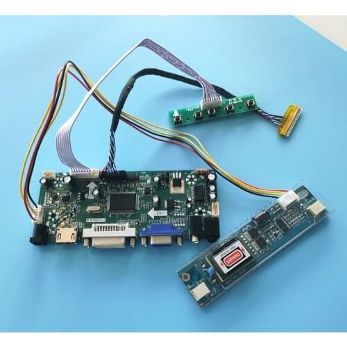 Kit for LM190WX1-TLP2/TLL7/TLL5 HDMI+DVI+VGA LCD Audio 2 Lamp Monitor Driver Panel Controller Board 1440x900 DIY 30pin