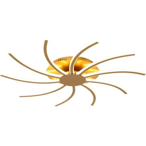 Nordic modern minimalist LED ceiling lamp smart remote control living room dining room ring lamp LED dimming lighting