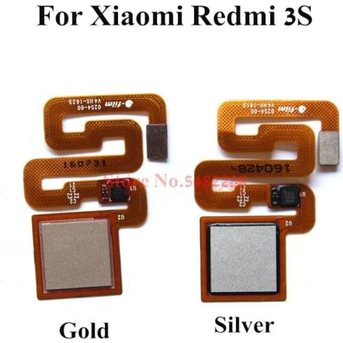 Original Fingerprint Sensor Connector For Xiaomi Redmi 3S Touch ID Home buttons return Key Flex Cable Replacement parts
