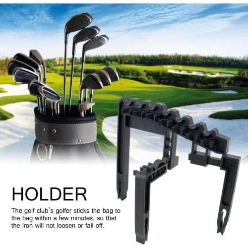 Durable Useful Golf Stick Bracket Golf 9 Iron Club ABS Shafts Holder Stacker Fits Any Size Of Bags Organizer Golf Rod Holder