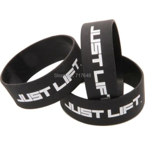 200pcs Just Lift wristband silicone bracelets free shipping by FEDEX