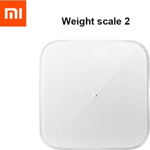 2019 New Xiaomi Smart Weighing Scale 2 Health Balance Bluetooth 5.0 Digital Weight Scale Support Android 4.3 iOS 9 Mifit App