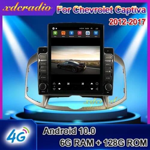 Xdcradio 10.4 Inch Tesla Style Vertical Screen Android 10 For Chevrolet Captiva Car Radio Navigation Auto DVD Multimedia Player