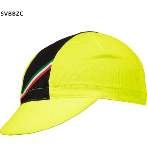 Fluo Yellow 2019 Cycling Cap Breathable Cycling Bike Headband Cap Bicycle Helmet Cycling Hat Wear