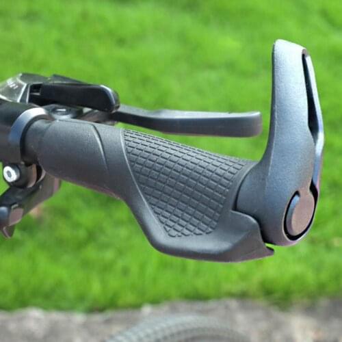 1Pair Horn Shape Bicycle Grips Anti-skidding Thicker Cycle Accessory Bicycle Handle Bar Grips for Outdoor грипсы для велосипеда