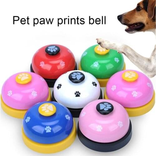 1PC Dog Toy Pet Bell Training Bell Responder Puppy Feeding Cat Dog Bell Metal Meal Bell Pet Supplies Interactive Training Supply