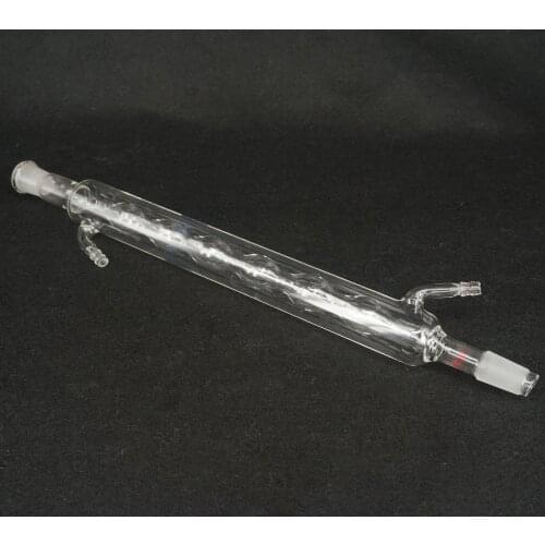 300mm 19/26 Joint Allihn Glass Condensers Socket Bulb Distillation Lab Glassware