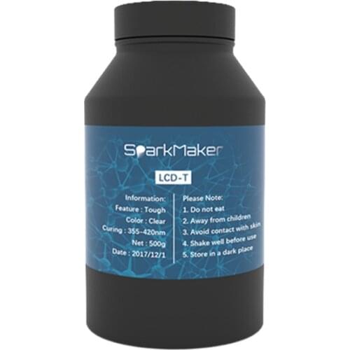 Sparkmaker 3d Filament Hot Sale Lcd /sla/ Dlp Professional 3d Printer Normal Liquid Sensitive 500ml 405nm Resin 3d Printer