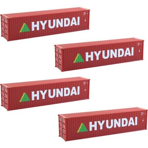 40ft Model Train Container Ho Scale Shipping Container Sea Box 1:87 Railway Model Layout Sand Table Landscape For Diorama