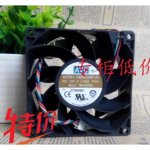 AVC 9038 12V 1.50A 9cm 4 line server Violent chassis fan DB09238B12H