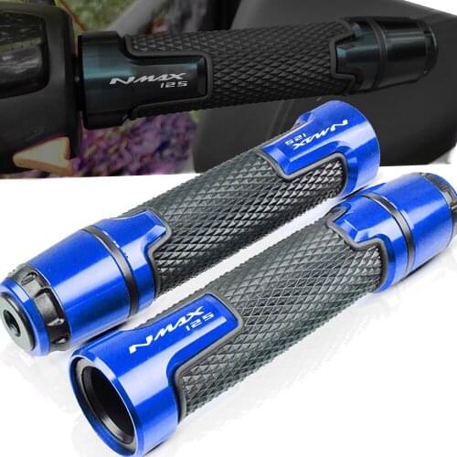 For Yamaha NMAX 125 NMAX125 2015 2016 2017 Motorcycle 7/8"22MM Universal Hand Grips CNC Aluminum Handle Bar Handlebar Hand Grip