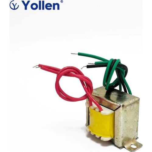 EI 1W Wire Connection Type Power Transformer 1VA Voltage Adjustment 220V to Dual 9V Promotion transformer 9V-0-9V