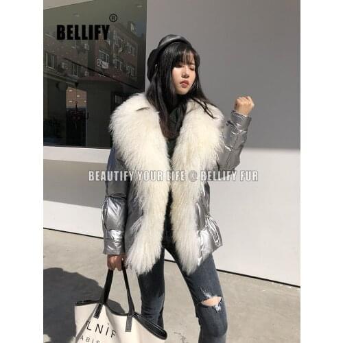 European and american Luxury Plush huge natural mongolian Lamb Fur jackets and coats For Women wholesale