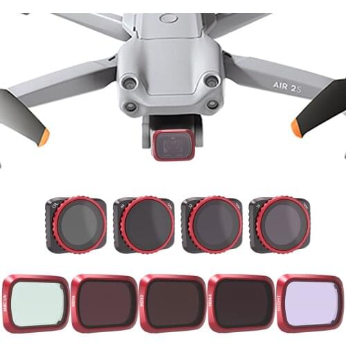 Drone Filter For DJI Mavic Air 2S Set UV/CPL/ND/PL/8/15/32/64/1000 Neutral Density Polar Adjustable 2-5/6-9 Kit Accessories