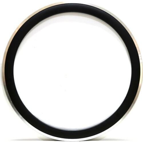 700C 50mm depth Alloy brake surface carbon wheels 23mm Width Clincher Road Bike single Rim 3k/UD matte finish