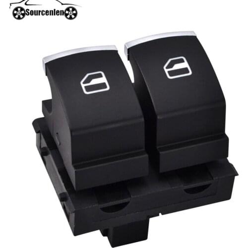 Window Control Switch Button For VW Eos Golf MK5 MK6 GTI 2 Door Scirocco Tiguan Polo 5K3 959 857/5K3 959 857 A B