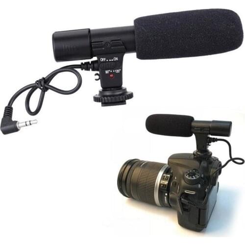 Camera Microphone Video Microphone for DSLR Camera DV Photography Interview Microphone with 3.5mm Interface