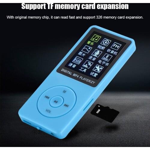 Mini MP3 Player 1.8in TFT Screen HIFI Lightweight Portable Movie Media Players GDeals
