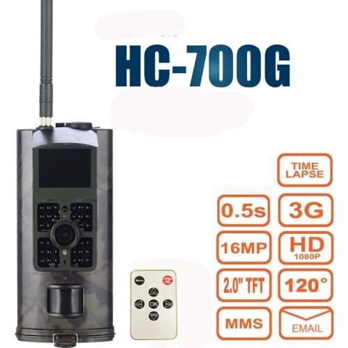 HC700G 16MP 940nm Night Vision Hunting Camera 3G Photo Trap GPRS MMS SMTP SMS 1080P Wildlife Animal Trail Cameras