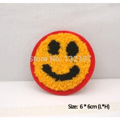 Wholesale fashion towel patch sew on embroidery label DIY patches for sweater jacket sportwear LB-043