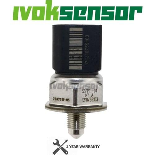 Original Diesel Fuel Rail Pressure Sensor 13537537319 55PP11-01 For BMW E24 E63 E64 E23 E32 E38 E65 E66 F01 F02 E53 E70 E71 E83