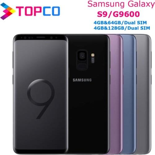 Samsung Galaxy S9 Dual Sim G9600 Original Unlocked Android Mobile Phone Octa Core 5.8" 12MP&8MP RAM 4GB ROM 64GB/128GB NFC
