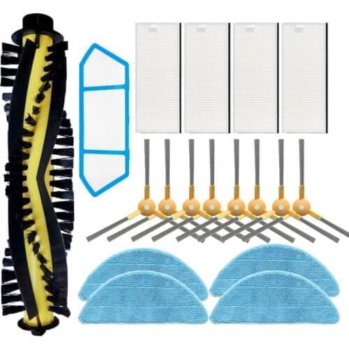 Main Roller Brush Side Brushes HEPA Filter Primary filters Mops For NEATSVOR X500 X600 Robot Vacuum Cleaner Parts Accessories