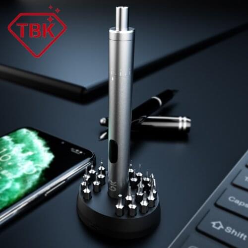 TBK BK008 Adjustable position electric charging screwdriver Mobile phone repair dismantling for iPhone ipad Samsung Repair