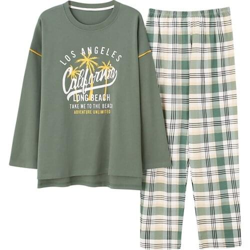 Large Size M-5XL Women Pajamas Sets Soft Nightwear Spring Autumn Long Sleeve Pyjamas Cartoon Print Sleepwear Female Pijamas Muje