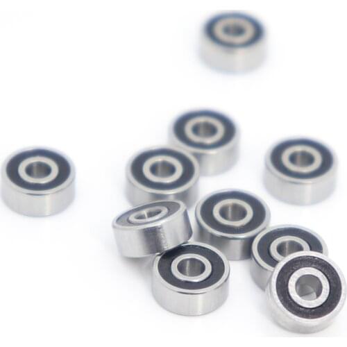 MR62RS Bearing ABEC-3 ( 10 PCS ) 2*6*2.5 mm ABEC-3 Hobby Electric RC Car Truck MR62 RS 2RS Ball Bearings MR62-2RS Black Sealed
