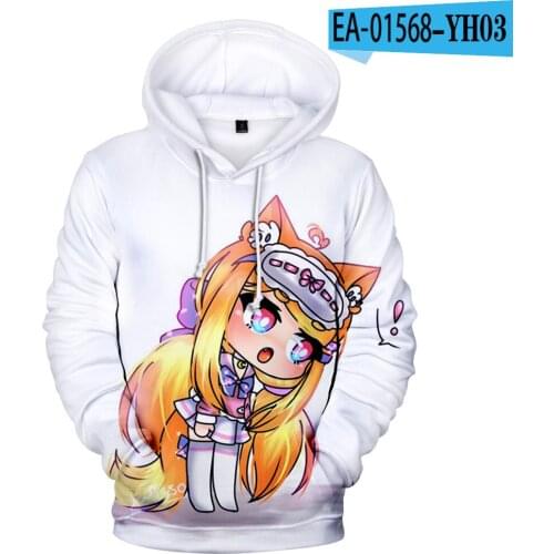 Classic Game Gacha Life 3D Hoodies Sweatshirts Men/women Spring Autumn Fashion Clothes Boys/girls Long Sleeve Gacha Life Coat