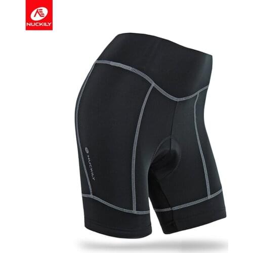 NUCKILY 3D Silica Gel Padded Shockproof Women Cycling Shorts MTB Mountain Racing Bicycle Short Underwear Underpants Bike Shorts