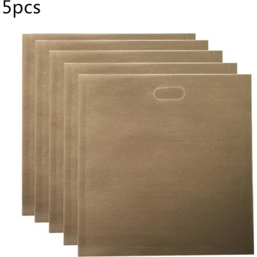 1/5pcs/set Reusable Toaster Bag Non Stick Bread Bag Sandwich Bags Fiberglass Toast Microwave Heating Pastry Tools 40P