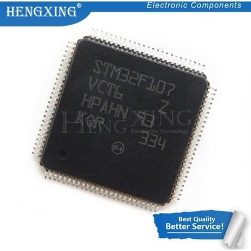10pcs/lot STM32F107VCT6 STM32F107 32F107 LQFP-100 In Stock