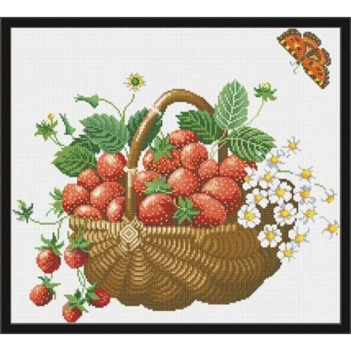 Tempting strawberry Diamond painting cross stitch kit Square Round Drill stitching embroidery DIY handmade needlework