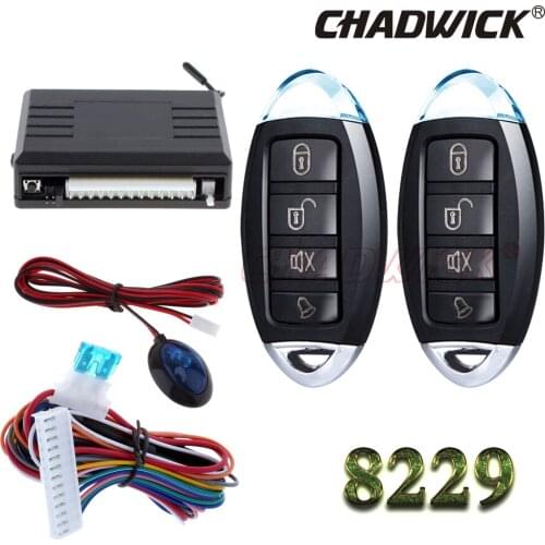 Car Alarm System Auto Remote Central Kit Door Lock Locking Vehicle Keyless Unlock Entry System With Remote Control CHADWICK 8229