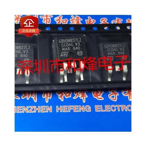 Free shipping 20PCS STGB10NB37LZ GB10NB37LZ TO-263