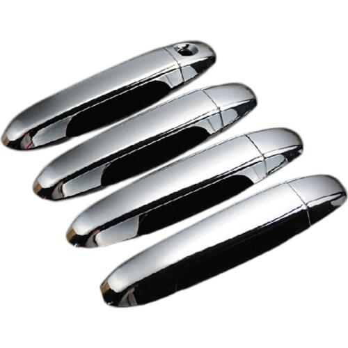 For Toyota Camry 2015 Car Side Door Handles Cover With 1Keyhole Abs Chrome 8Pcs Per Set Auto Accessory Car Styling Accessories