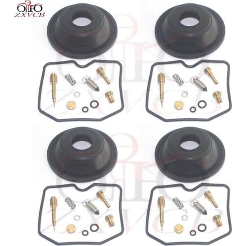 For ZX750 Ninja 750R 1987-1990 ZX 750 Motorcycle carburetor repair kit plunger diaphragm