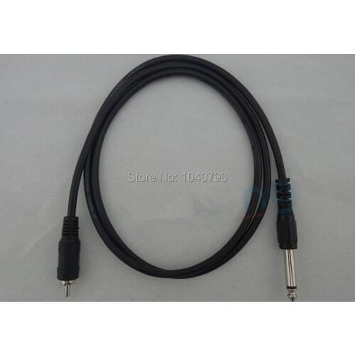 Two core 6.3/6.35/6.3 mono to Lotus RCA Audio line connecting Audio and video signal transmission line 5M 16ft