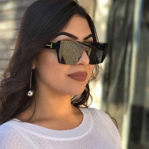 FEISHINI Hot Elegant Narrow Oversized Mens Sunglasses Women Vintage UV400 Brand Star Fashion Red Sunglass Female 2019