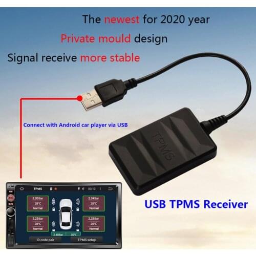 Hot Selling USB TPMS for Android Car DVD Internal Sensor Tire Pressure Monitor System Car Tire Pressure Monitor Systems