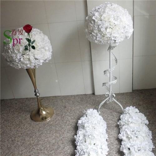 SPR wedding table center flower ball wedding road lead artificial flore centerpiece wedding backdrop flower decoration